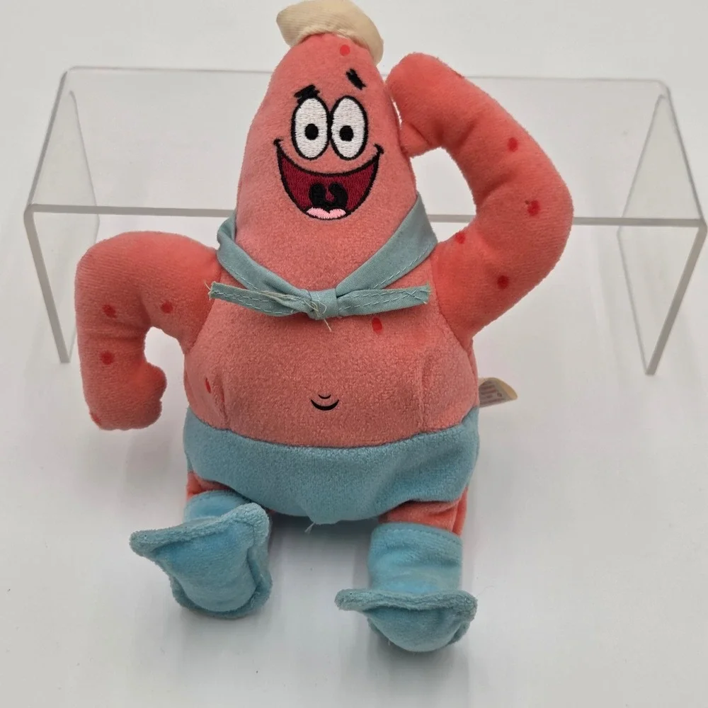 2006 Ty Patrick Star as Barnacle Boy Plush Spongebob Squarepants Pellet Fill